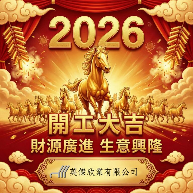英傑欣業-馬年開工大吉